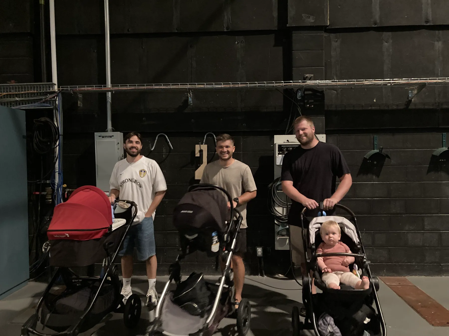 Campus missionary dads with their kids
