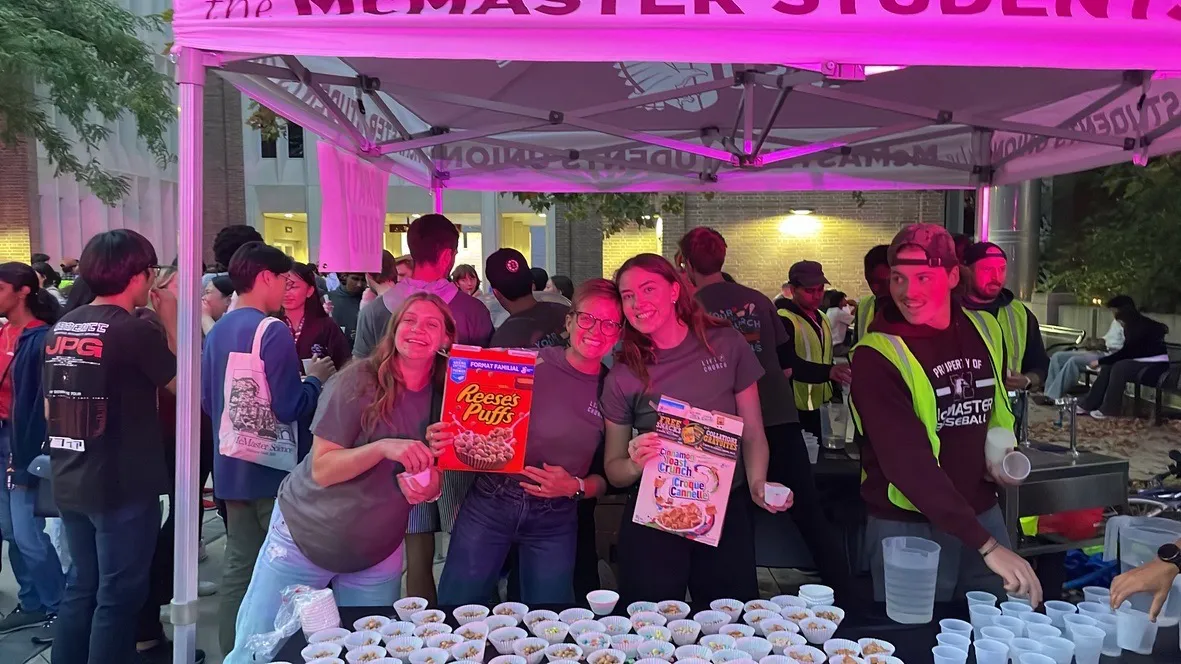 Missionaries serving students at McMaster